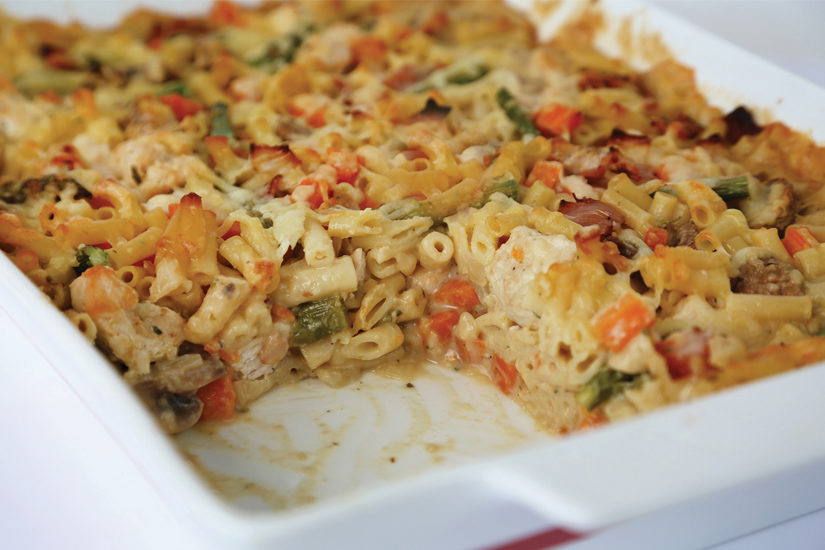 Chicken and Bacon Pasta Bake | Symply Too Good To Be True